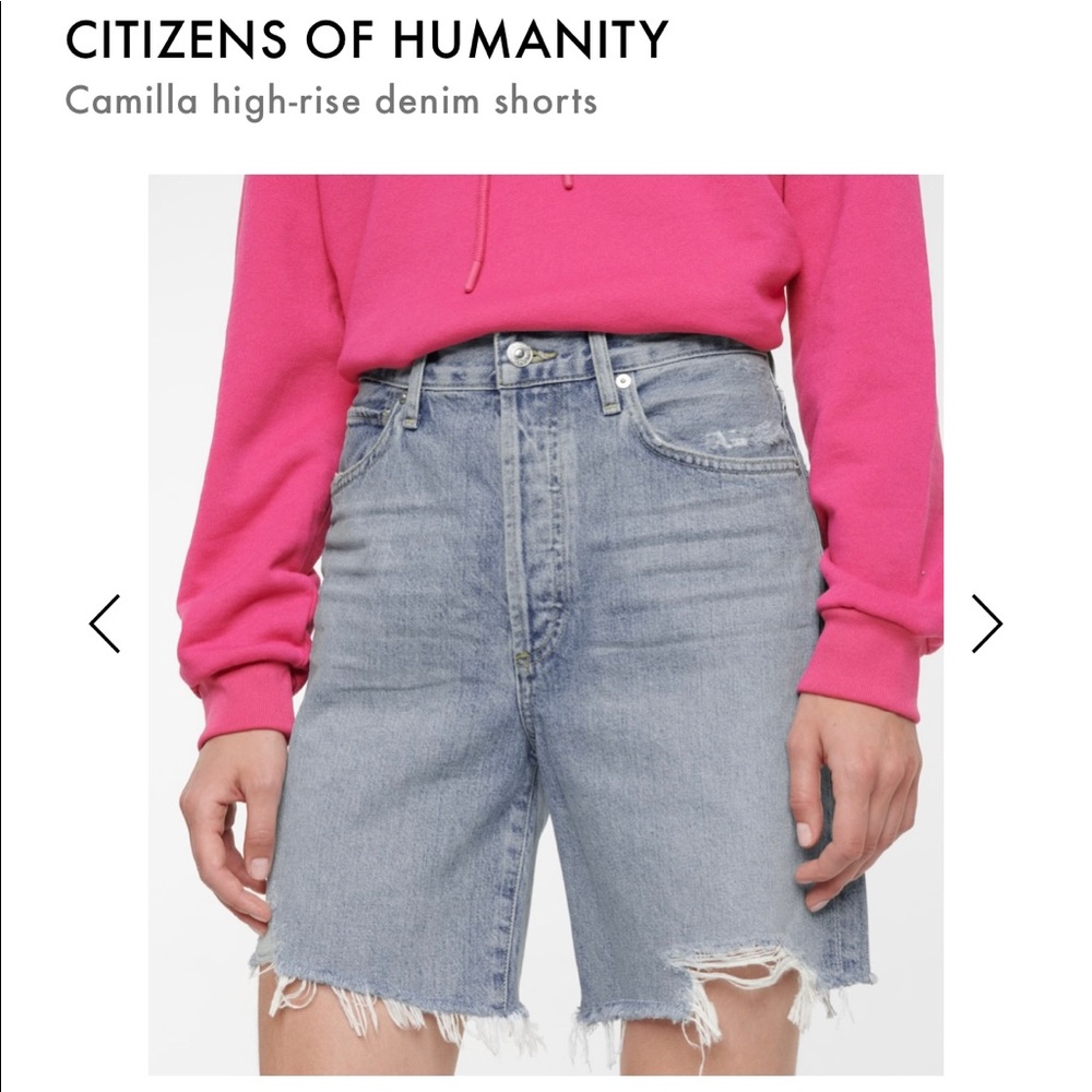 Citizens of Humanity Camilla High-Rise Denim Short